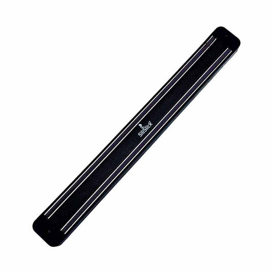 Kitchen Knife Set Kit | Black Magnetic Rack & Sharpener